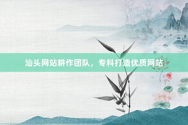 汕头网站耕作团队，专科打造优质网站